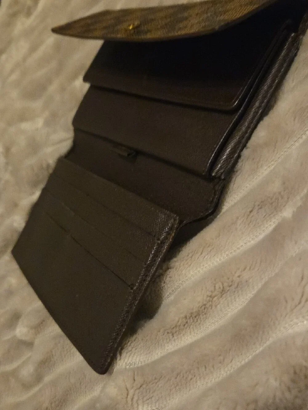 Louis Vuitton Brown Damier Ebene Wallet
